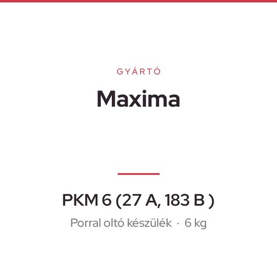 Maxima PKM 6 (27 A, 183 B )
