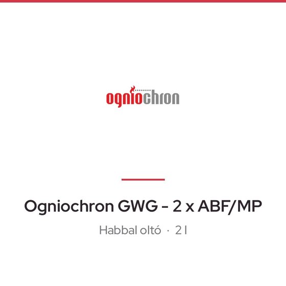 Ogniochron GWG - 2 x ABF/MP