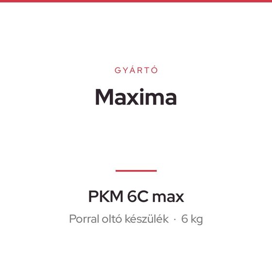Maxima PKM 6C max