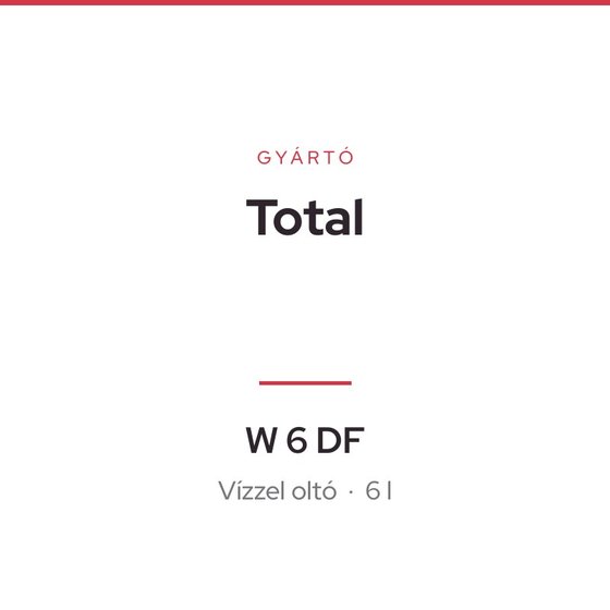 Total W 6 DF