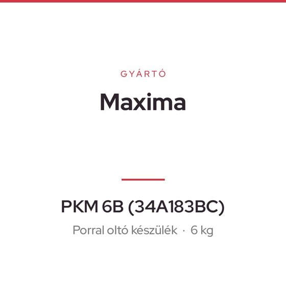 Maxima PKM 6B (34A183BC)
