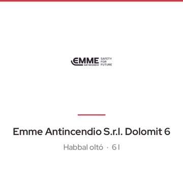 Emme Antincendio S.r.l. Dolomit 6