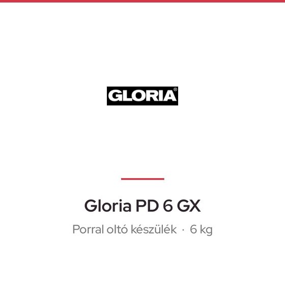 Gloria PD 6 GX