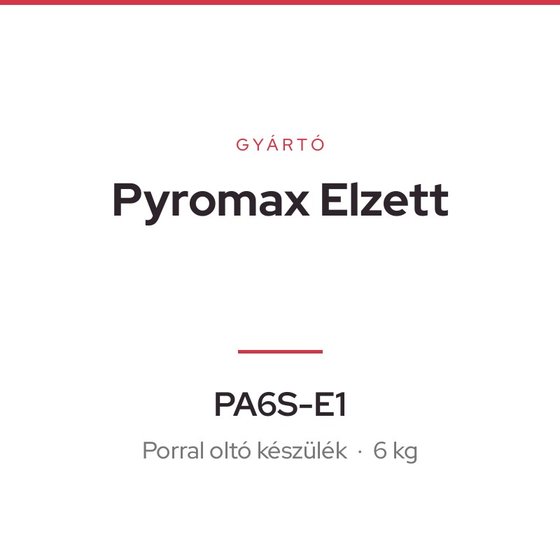 Pyromax Elzett PA6S-E1