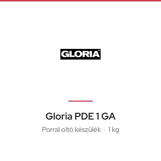 Gloria PDE 1 GA