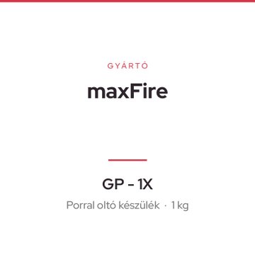 maxFire GP - 1X