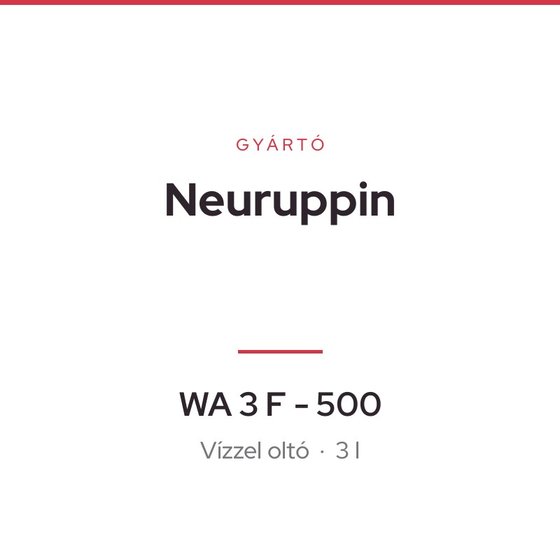Neuruppin WA 3 F - 500
