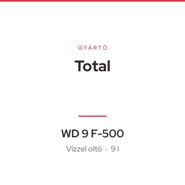 Total WD 9 F-500