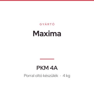 Maxima PKM 4A
