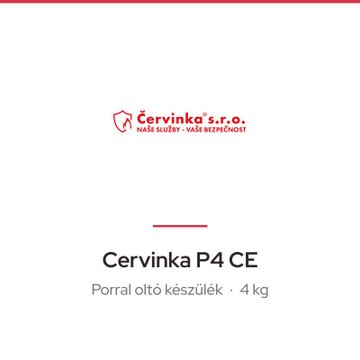 Cervinka P4 CE
