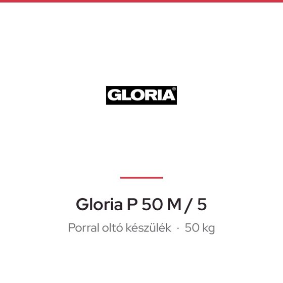 Gloria P 50 M / 5