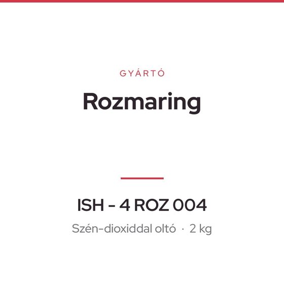 Rozmaring ISH - 4 ROZ 004
