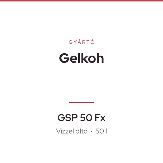 Gelkoh GSP 50 Fx