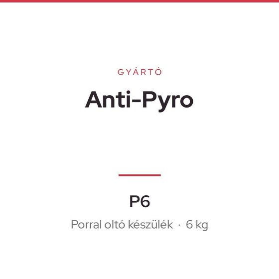 Anti-Pyro P6