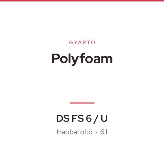 Polyfoam DS FS 6 / U