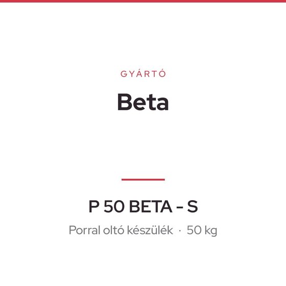 Beta P 50 BETA - S