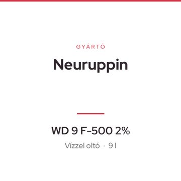 Neuruppin WD 9 F-500 2%