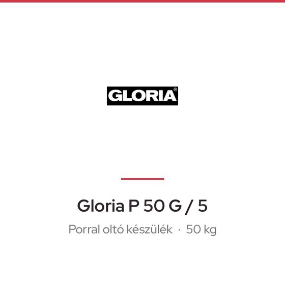 Gloria P 50 G / 5