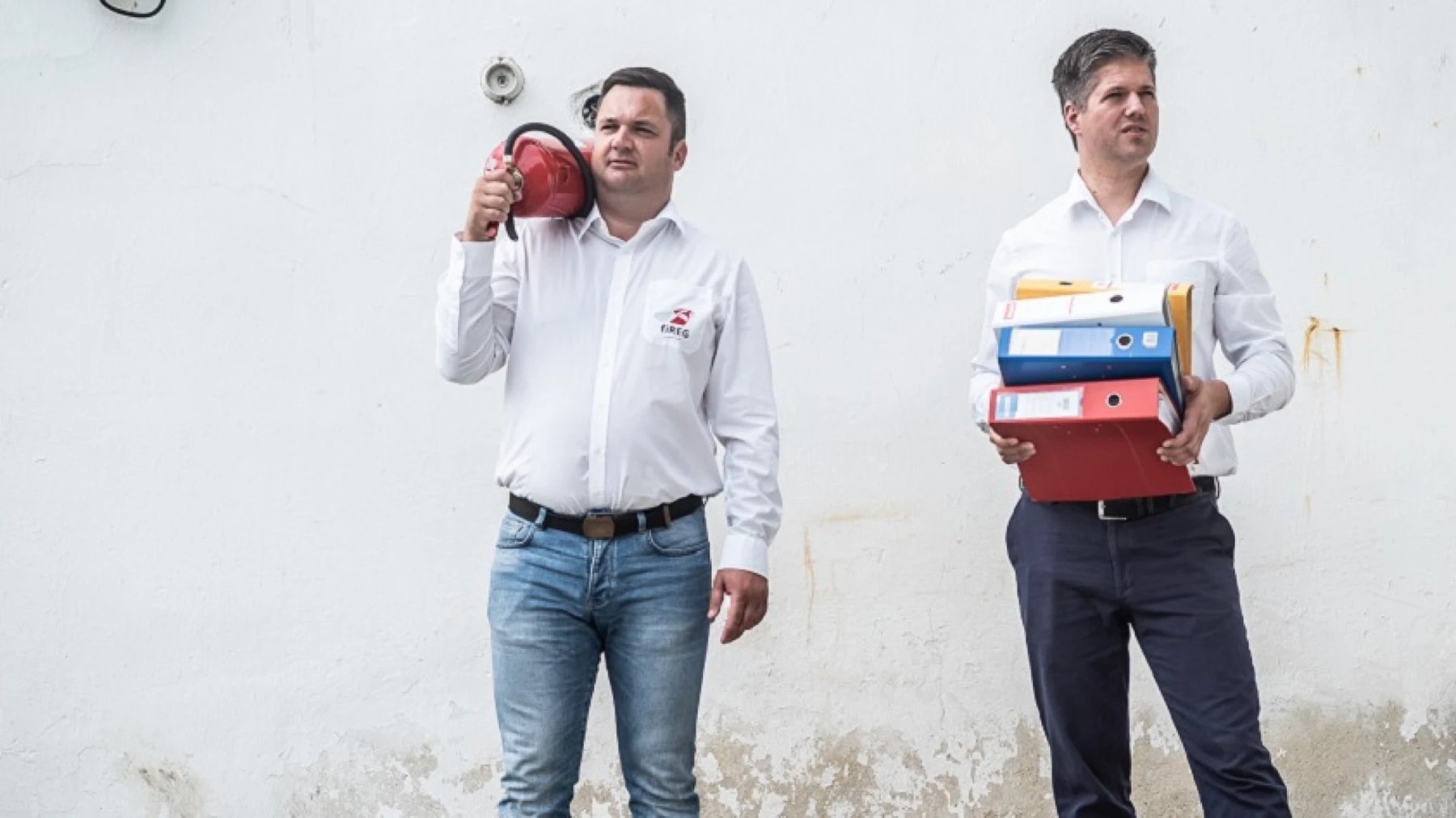 A fiREG alapítói: egy informatikus és egy tűzoltó