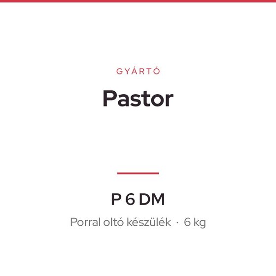 Pastor P 6 DM