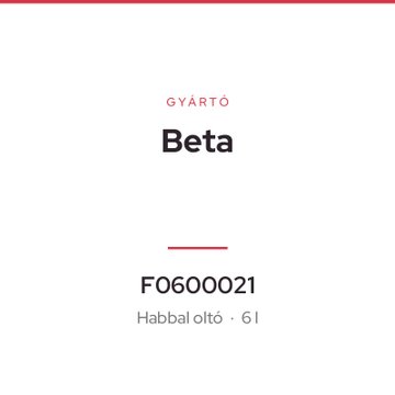 Beta F0600021