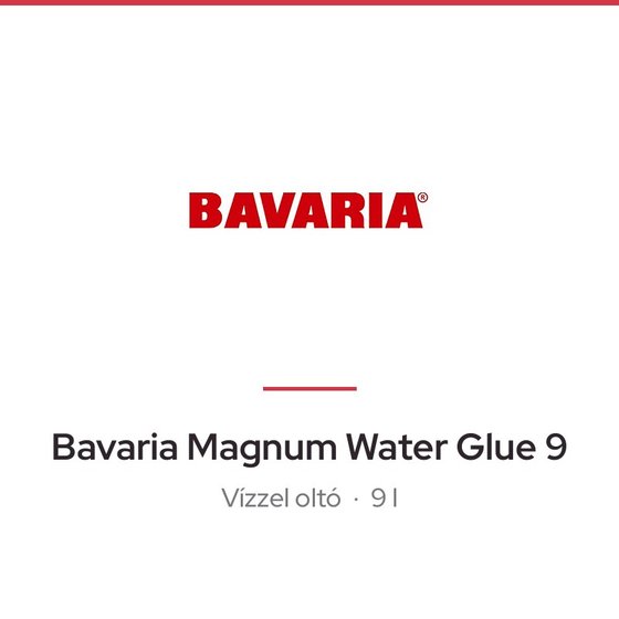 Bavaria Magnum Water Glue 9