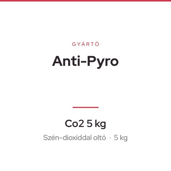 Anti-Pyro Co2 5 kg