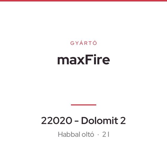maxFire 22020 - Dolomit 2
