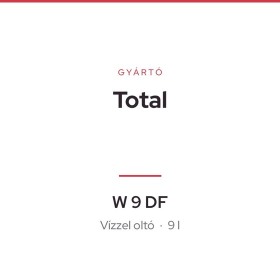 Total W 9 DF
