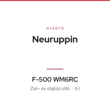 Neuruppin F-500 WM6RC