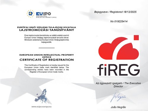 A fiREG bejegyzett európai uniós védjegy