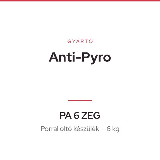 Anti-Pyro PA 6 ZEG