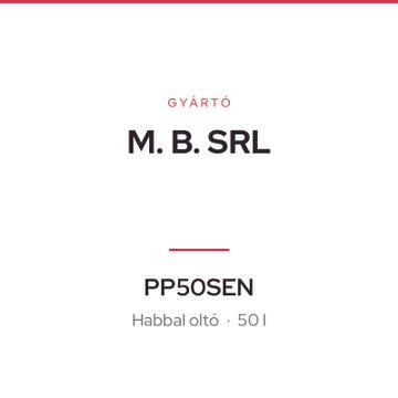 M. B. SRL PP50SEN