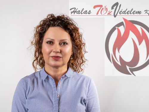 Szabó Mónika, a Halas Tűzvédelem Kft. ügyvezetője