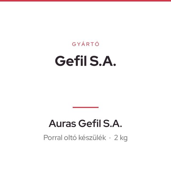 Gefil S.A. Auras Gefil S.A.