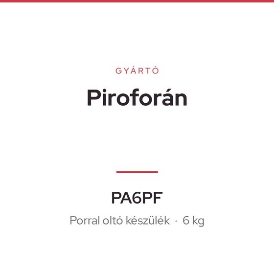 Piroforán PA6PF
