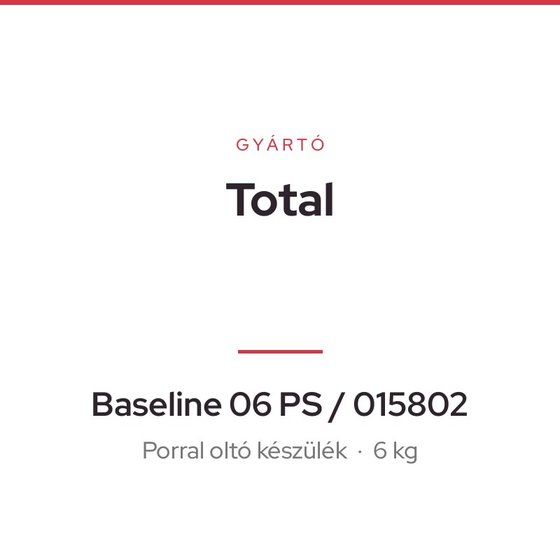 Total Baseline 06 PS / 015802