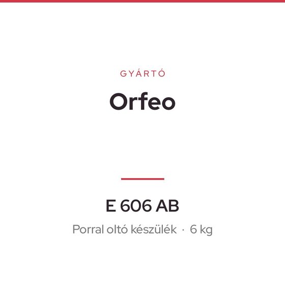 Orfeo E 606 AB